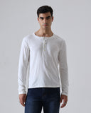 Slim Fit Classic Henley | Ivory