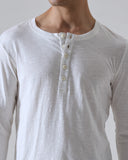 Slim Fit Classic Henley | Ivory